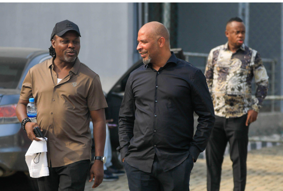 "Super Eagles Coach Eric Chelle Meets players