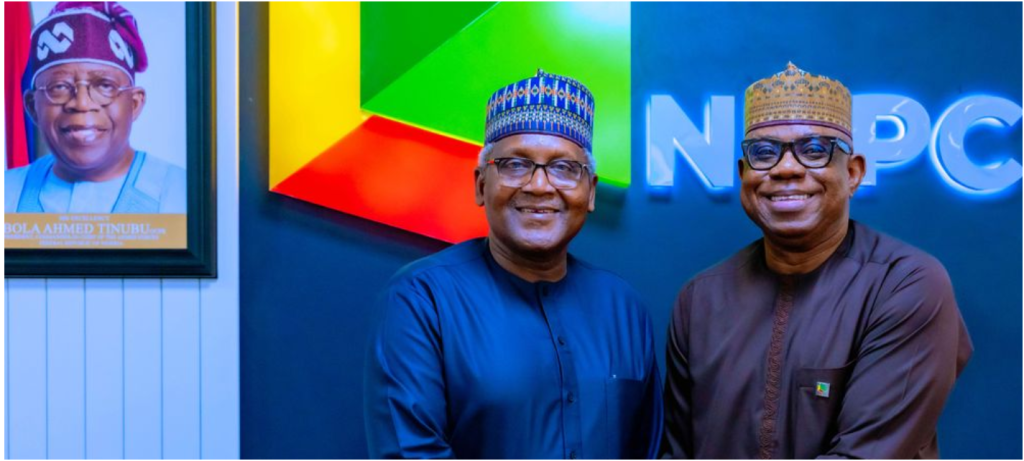 Dangote and NNPC CEO agree to direct synergy and national collaboration in petroleum and refining.