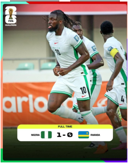 Super Eagles edge Rwanda as Osimhen injury clouds build-up to Bafana showdown