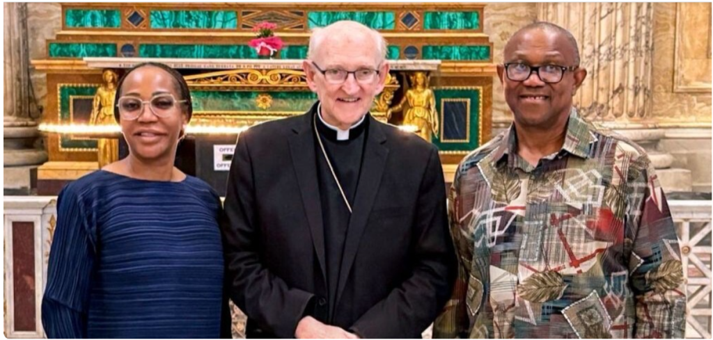 Peter Obi Rome pilgrimage Nigeria