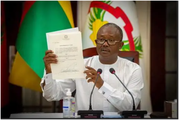 Incumbent President Umaro Embaló Of Guinea Bissau