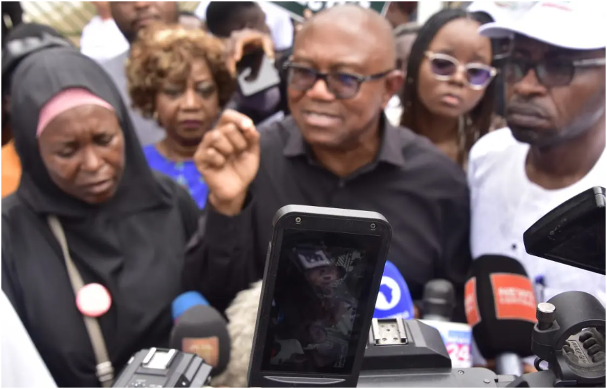 Occupy NASS protest electronic transmission