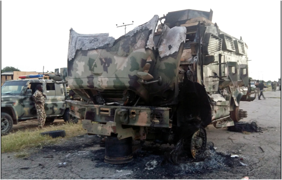 Institutional security presence.