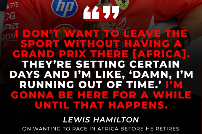 Lewis Hamilton African Grand Prix