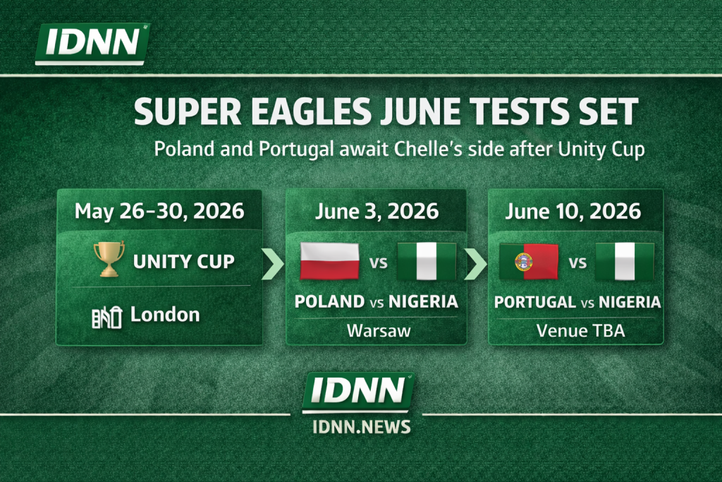 Super Eagles Poland Portugal friendlies