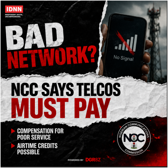 NCC moves to protect subscribers, ordering compensation for poor service delivery.
