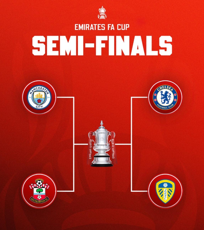 FA Cup semi-finals set