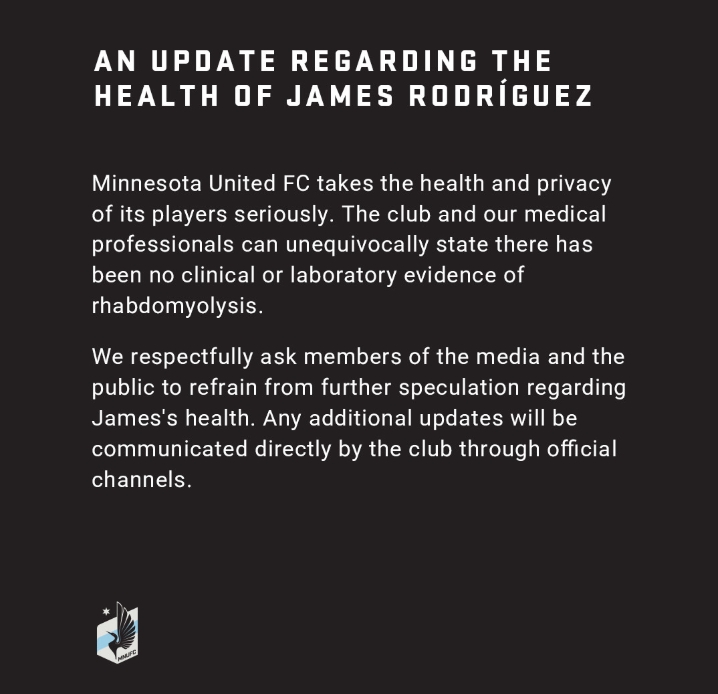 James Rodriguez illness rumours
