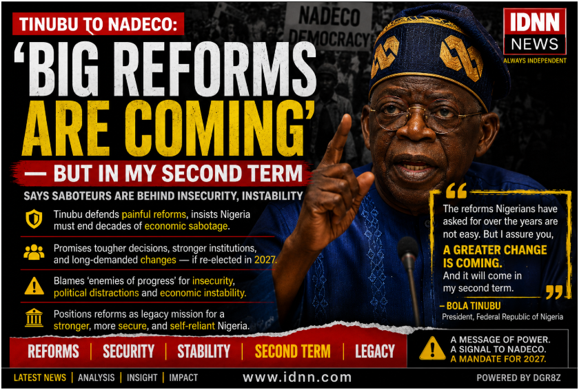 Tinubu second term reforms