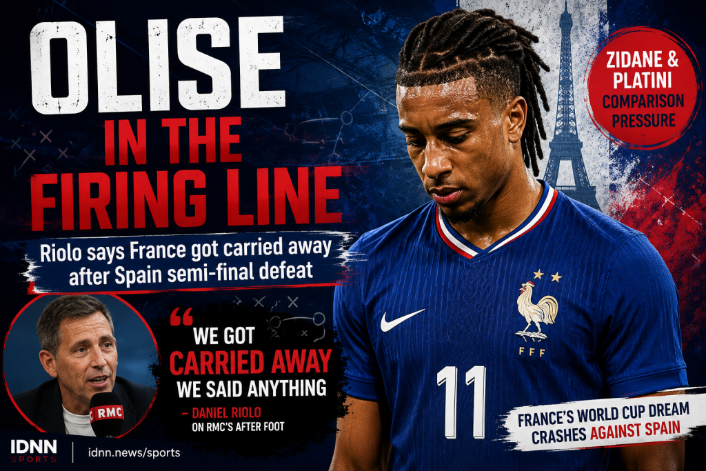 Michael Olise criticised after France’s World Cup semi-final defeat to Spain.