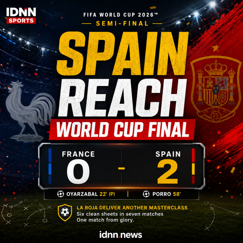 Spain beat France 2-0 to reach World Cup final